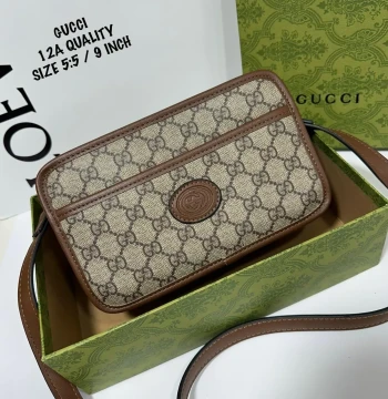Gucci Gg Supreme Unisex Sling Bag first copy