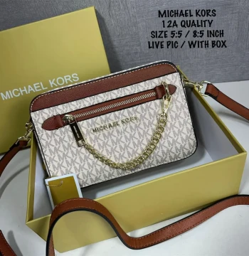 Michael Kors Jet Set Large Logo Crossbody Bag first copy
