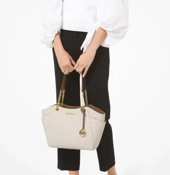 Michael Kors Jet Set Large Logo Shoulder Bag first copy