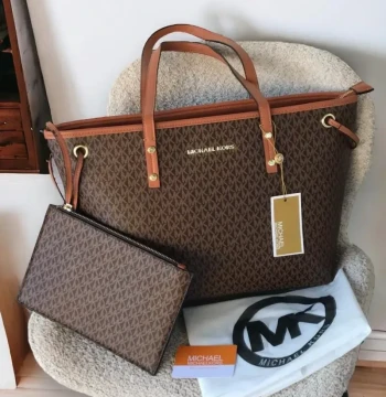 Michael Kors Jet Set Tote Bag With Pouch first copy