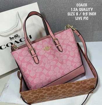 Michael Kors Mollie Tote 25 In Signature Chambray Bag first copy