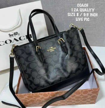 Michael Kors Mollie Tote 25 In Signature Chambray Bag first copy