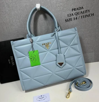 Prada Diamond Cut Tote Bag first copy