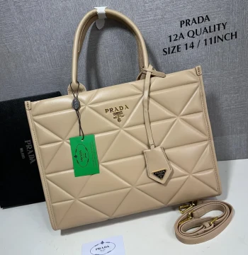 Prada Diamond Cut Tote Bag first copy