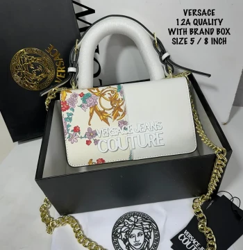 Versace Jeans Store Couture Baroque Bag first copy