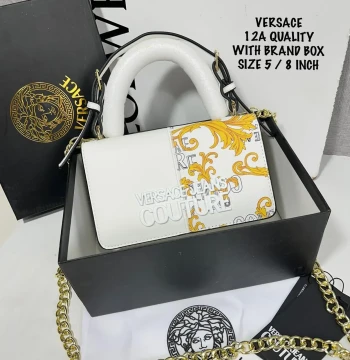 Versace Jeans Store Couture Baroque Bag first copy