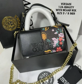 Versace Jeans Store Couture Baroque Bag first copy