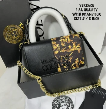 Versace Jeans Store Couture Baroque Bag first copy