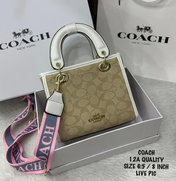 Coach Signature Handbag first copy