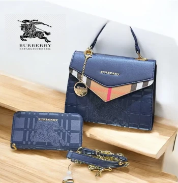 Burberry Sling Bag With Pouch first copy