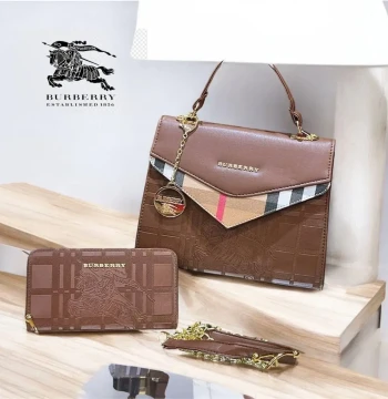 Burberry Sling Bag With Pouch first copy