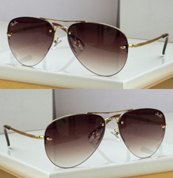 R006 Aviator Rimless Sunglasses first copy