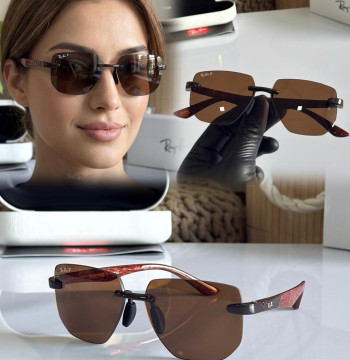 Ray-Ban Square R2026b Premium Rimless Sunglasses first copy