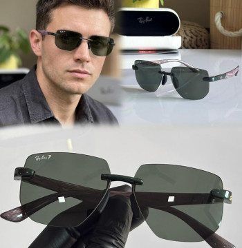 Ray-Ban Square R2026b Premium Rimless Sunglasses first copy