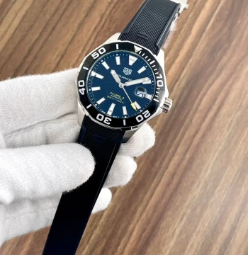 Tag Heuer Aquaracer Calibre 5 Black Rubber Strap Swiss Watch first copy