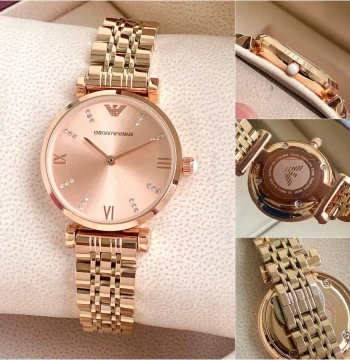 Armani Diamonds Zoom Face Womens Watch first copy