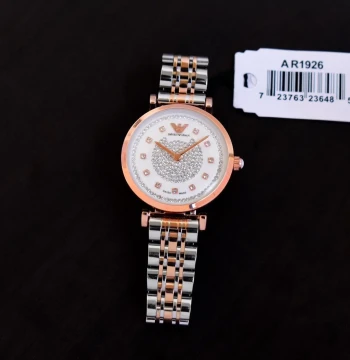 Armani Diamonds Zoom Face Womens Watch first copy