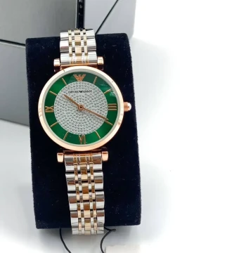 Armani Diamonds Zoom Face Womens Watch first copy