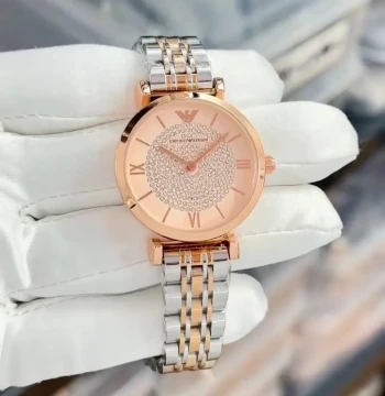 Armani Diamonds Zoom Face Womens Watch first copy