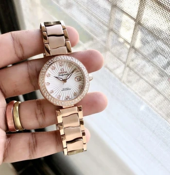 Omega OMY LADYMATIC DIAMOND WATCH first copy