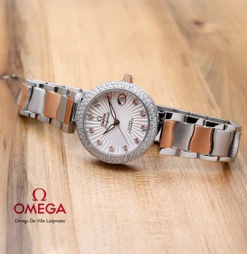 Omega OMY LADYMATIC DIAMOND WATCH first copy