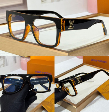 Louis Vuitton L19V-Iconic Clear Black EYEGLASSES first copy