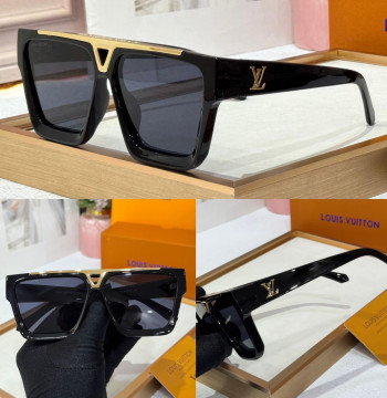 Louis Vuitton L26V Vision Black Sunglasses first copy