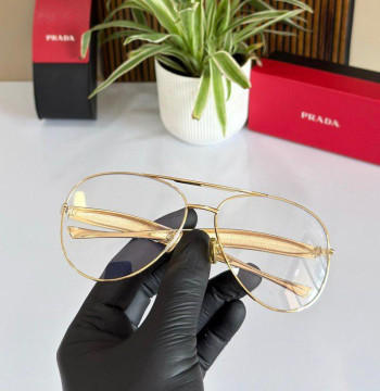 Prada PR82 AVIATOR UNISEX EYEGLASSES first copy